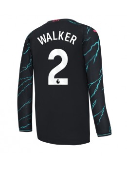 Manchester City Kyle Walker #2 Replika Tredje Kläder 2023-24 Långärmad